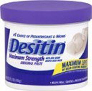 Desitin 40% Zinc Oxide Maximum Strength Diaper Rash Paste, 16 oz (Pack of 2) Health & Personal Care