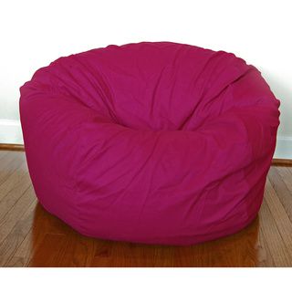 Ahh Products Magenta Cotton Twill 36 inch Washable Bean Bag Chair Pink Size Large
