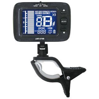 AMT 570B Digital RECHARGEABLE Clip On Metronome and Tuner Guitar, Bass, Violin, Viola and Chromatic Instruments Musical Instruments