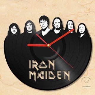 Handmade Iron Maiden Vinyl Wall Clock  