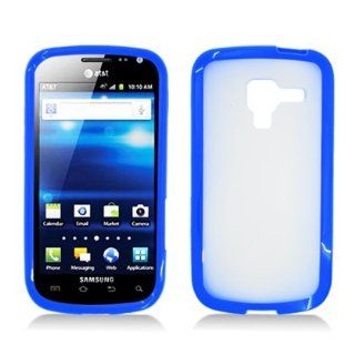 Aimo Wireless SAMI577PCTPU002 Hybrid Sensual Gummy PC/TPU Slim Protective Case for Samsung Galaxy Exhilarate   Retail Packaging   Blue Cell Phones & Accessories
