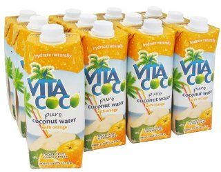 Vita Coco Coconut Water With Orange, 16.9 oz  Grocery & Gourmet Food