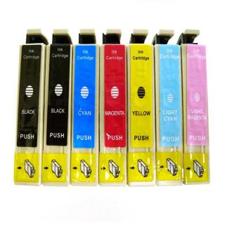 Compatible Epson 98 T098 Ink Cartridges For Epson Artisan 700 710 725 800 810 835 ( Pack Of 72k/1c/1m/1y/1lc/1lm)
