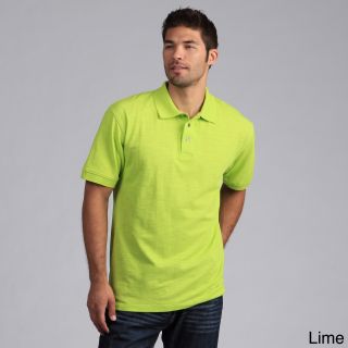 Nostic Nostic Mens Slub Golf Polo Shirt Green Size S