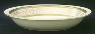 Minton Aragon 10 Oval Vegetable Bowl, Fine China Dinnerware   Gold Scrolls,Gold