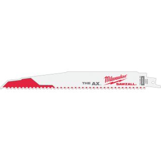 Milwaukee 5-Pk. Sawzall The AX Blade — 9in., Model# 48-00-5026  Reciprocating Saw Blades