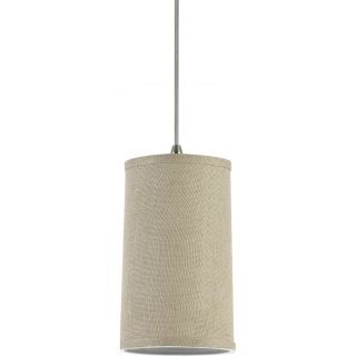 Sea Gull Lighting 1 light Burlap Finish Mini Pendant