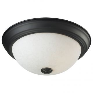 Athena Bronze One light Ceiling Fixture With Line Switch