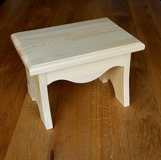 children's wooden step stool by furnitoys