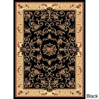 Rugs America Corp New Vision Souvanerie Area Rug (53 X 710) Black Size 53 x 76