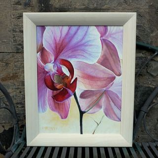 orchid eclipse original oil painting by lynne harkes art