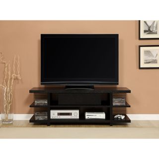 Altra 60 inch Black Ash TV Stand with Reversible Back Panel Entertainment Centers