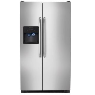 Frigidaire 22.6 cu ft Side by Side Refrigerator with Single Ice Maker (Stainless Steel) ENERGY STAR