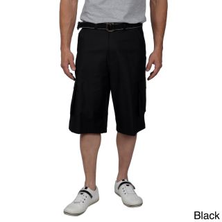 Daxx Mens Belted Twill Cargo Shorts