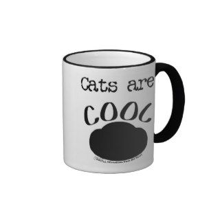 Cool Cat Paw Print Mugs