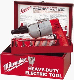 Milwaukee 6767 6 Heavy Duty General Purpose Screw Shooter Kit   Power Screw Guns  