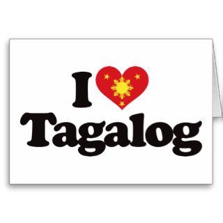 I Love Tagalog Cards