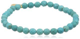 Satya Jewelry "Classics" Lotus Turquoise Regeneration Stretch Bracelet Jewelry