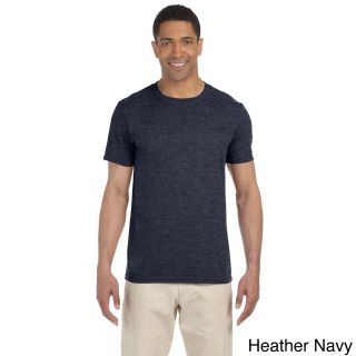 Gildan Mens Softstyle Fashion T shirt Navy Size XXL
