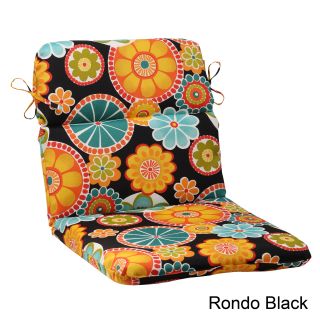 Pillow Perfect Rondo Polyester Rounded Outdoor Chair Cushion