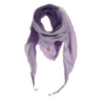 Simplicity Gradient Style Scarf in Elegant Purple Shades, Prom Gift for Friend Fashion Scarves