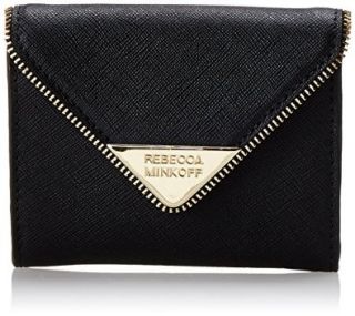 Rebecca Minkoff Molly Metro Wallet,Black,One Size Shoes