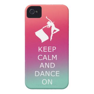 Colorguard "Keep Calm and Dance On" iPhone 4 Case Mate Case