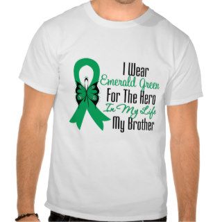 Liver Cancer Ribbon Hero My Brother Shirts