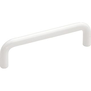 Hickory Hardware 3 1/2 in Center to Center White Midway Bar Cabinet Pull