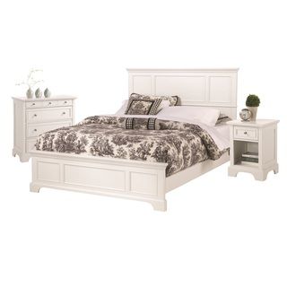 Home Styles Naples White King Bed, Night Stand, And Chest White Size King