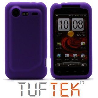 TUF TEK Soft Silicone / Gel / Rubber Skin Cover Case for Verizon HTC Droid Incredible 2 (Bright Purple) Cell Phones & Accessories