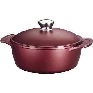 Tramontina Limited Editions LYON 24 oz. Covered Mini Cocotte   Garnet Kitchen & Dining