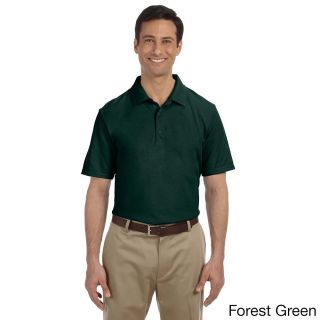 Gildan Mens Dry Blend Pique Sport Shirt Green Size XXL