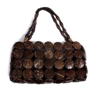 Ally Brown Coconut Shell Handbag Clothing