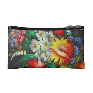 colorful bouquet Small Cosmetic Bag