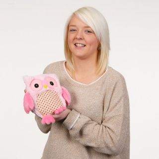 Hooty Heatable Owl   Pink      Gifts