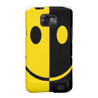 Two Faced Smiley Face Galaxy S2 Cover