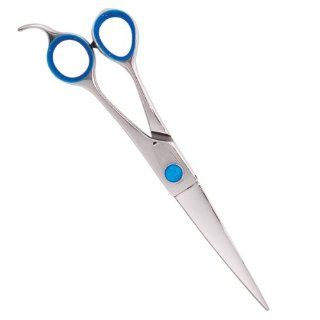 Geib Super Gator Stainless Steel Pet Curved Shears with Adjuster, 7 1/2 Inch  Pet Grooming Scissors 
