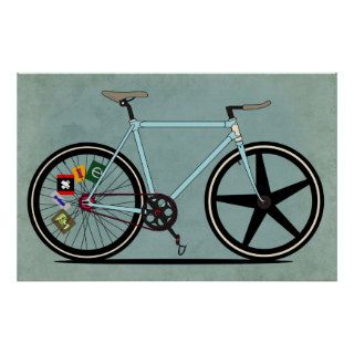 Fixie Bike Posters