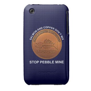 Stop Pebble Mine Case Mate iPhone 3 Case