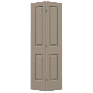 ReliaBilt 2 Panel Square Hollow Core Smooth Molded Composite Bifold Closet Door (Common 80 in x 28 in; Actual 79 in x 27.5 in)