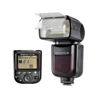 Generic LCD Display & LED Backlit 5600K Speedlite Flashgun SP 595 for Nikon D7000 D5100 D80 D90  On Camera Shoe Mount Flashes  Camera & Photo