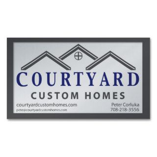 Courtyard Custom Homes Business Card v 2