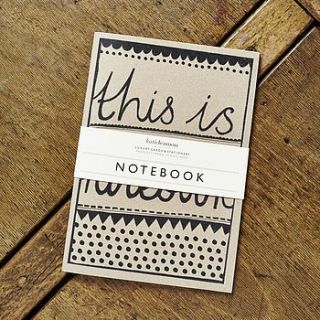 my very special notebook by katie leamon