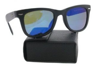 Ray Ban Folding Wayfarer Sunglasses RB4105 601S68 5022   Matte Black Frame, RB4105 601S68 50 Ray Ban Shoes