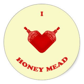 I Love Honey Mead Sticker
