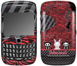 MusicSkins  MS SKEL30044 Screen protector BlackBerry Curve (8520/8530) Skelanimals   Biased Love Cell Phones & Accessories