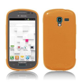 Orange Sorbet Flexible and Soft TPU Silicon Case for Samsung Galaxy Exhibit T599 by ThePhoneCovers Cell Phones & Accessories