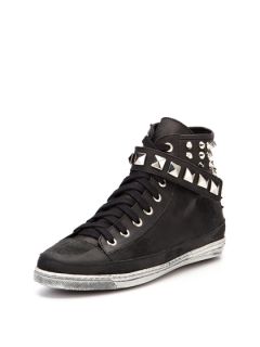 Quarlos Studded Sneaker by Maje