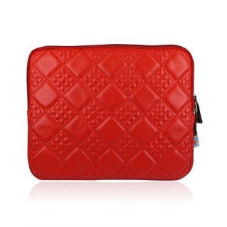 Sanheshun 10" Leather Laptop Sleeve Bag Case Compatible with iPad 2 3 3rd Color Red Computers & Accessories